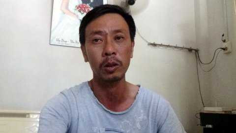 Anh Phan Khắc Dũng đau buồn về cái chết tức tưởi của con trai mình - Ảnh: Nguyễn Nam