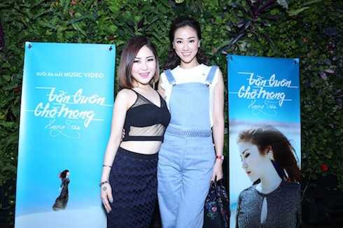 Hương Tràm và Maya. 