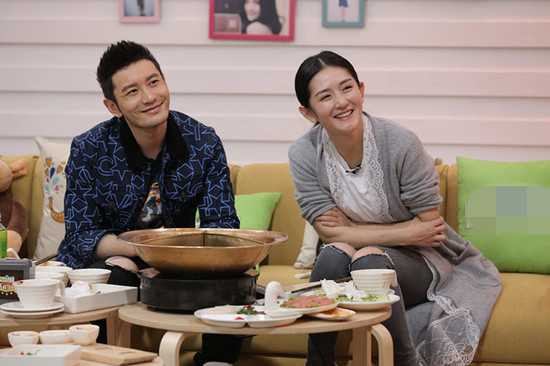 Huỳnh Hiểu Minh trong talkshow của MC Tạ Na. Chương trình sẽ được phát sóng vào tháng 4.