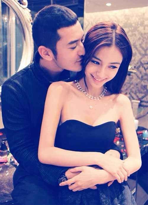 Huỳnh Hiểu Minh và Angelababy - một trong những cặp sao mặn nồng nhất của showbiz Hoa ngữ.