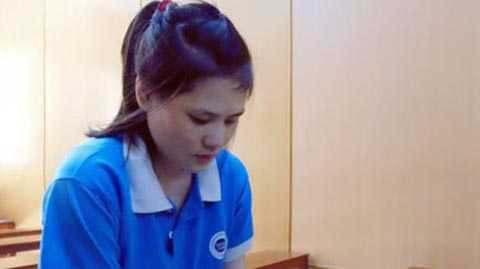 Lê Thị Liên tại phiên tòa ngày 14/4. Ảnh: Tân Châu. Lê Thị Liên tại phiên tòa ngày 14/4. Ảnh: Tân Châu.