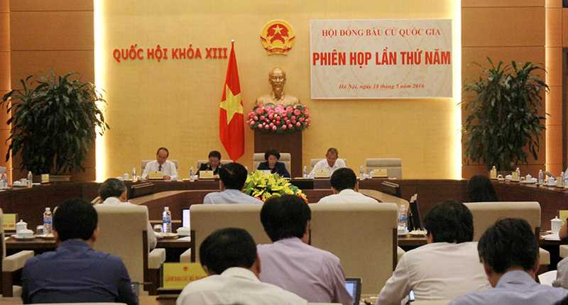 Hội đồng Bầu cử Quốc gia họp sáng 18/5