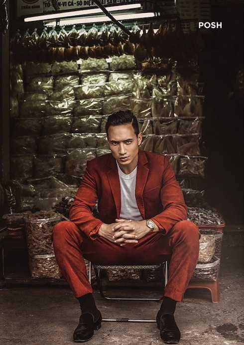 Kim Lý gây tò mò đối với các độc giả của Posh Myanmar.