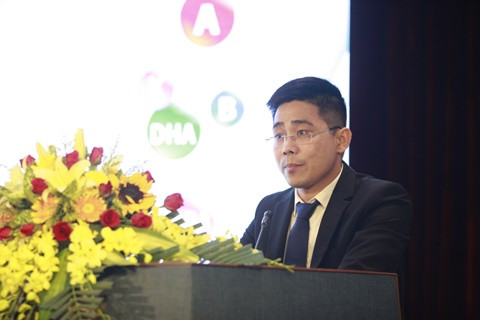 Ông Nguyễn Đức Công, Phó Tổng Giám đốc Công ty KLF phát biểu tại buổi lễ