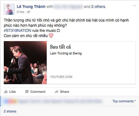 Erik - chủ nhân bản hit Sau tất cả- chia sẻ niềm hạnh phúc, xúc động khi được thần tượng hát ca khúc của mình Erik - chủ nhân bản hit Sau tất cả- chia sẻ niềm hạnh phúc, xúc động khi được thần tượng hát ca khúc của mình