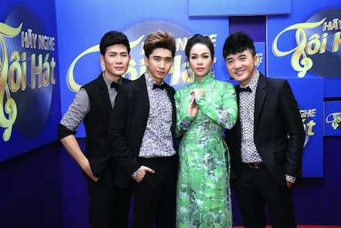 Quách Thành Danh và ba đối thủ trong đêm Chung kết Hãy nghe tôi hát.