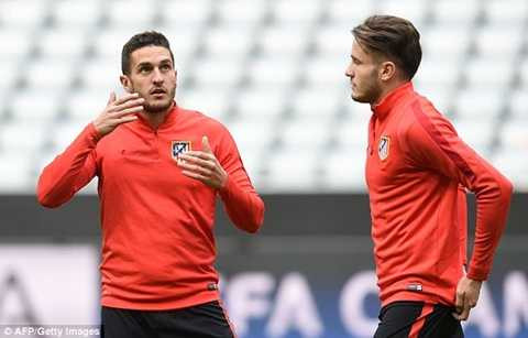 Koke và Saul của Atletico