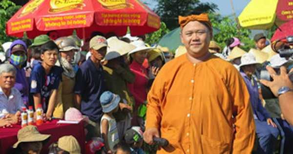 Minh Béo trong chương trình Lục lạc vàng.