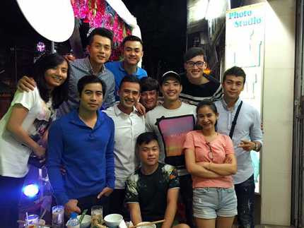 Lương Thế Thành cùng anh em thức đến sáng để đi rước dâu