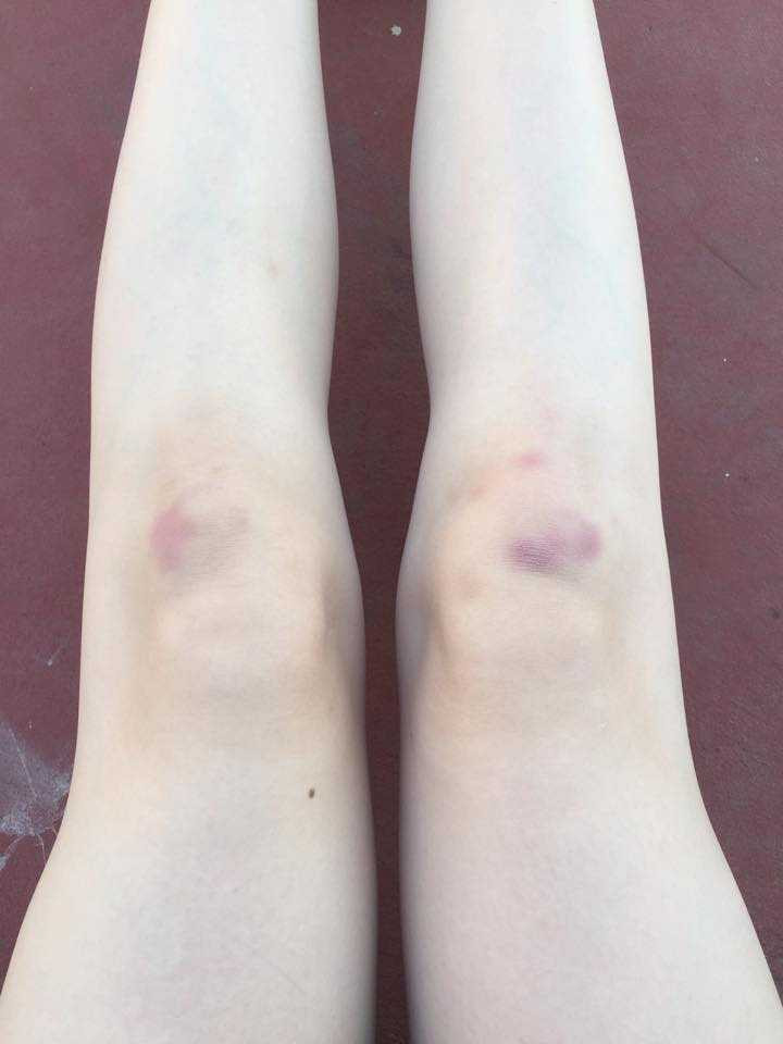 Để có được kết quả tốt như hiện tại, Ngọc Trinh đã không ít lần bị bầm dập vì những động tác cực khó