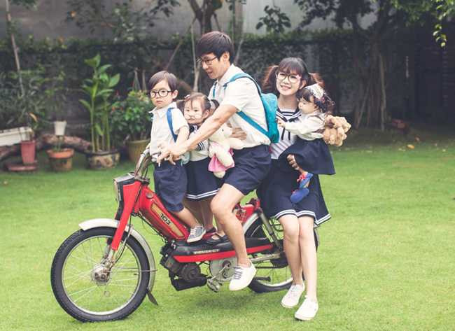 Gia đình hạnh phúc của Lý Hải - Minh Hà.