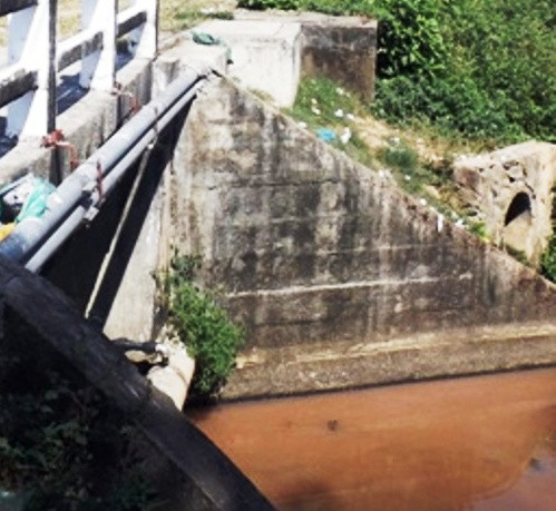 Khu vực cống An Hòa ngày nay. (Ảnh: Lê Công Thành).