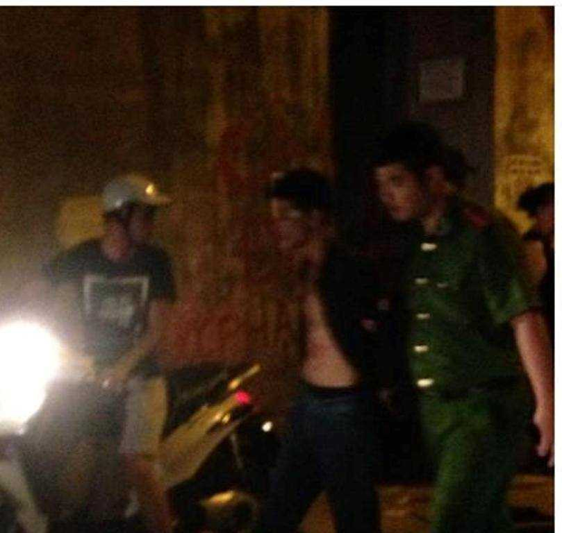 Thành bị lực lượng chức năng khống chế. 