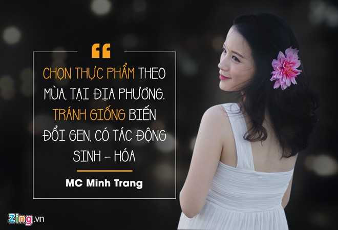 Cách lựa chọn thực phẩm của các MC