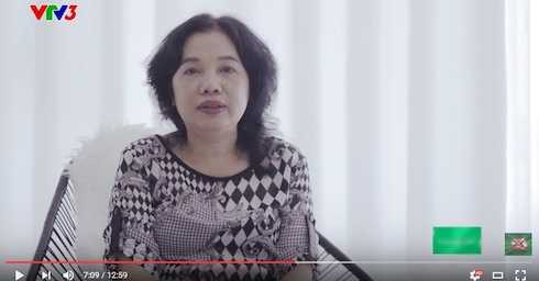 Mẹ thí sinh Mai Thái Anh.