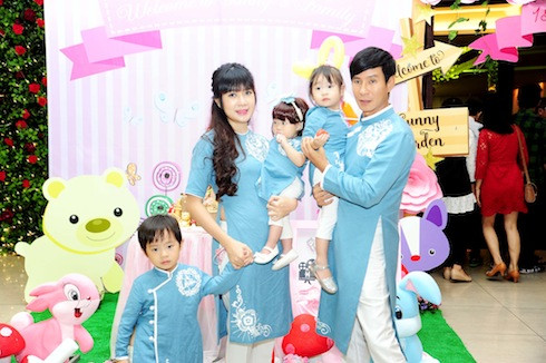 Gia đình hạnh phúc của Lý Hải - Minh Hà.