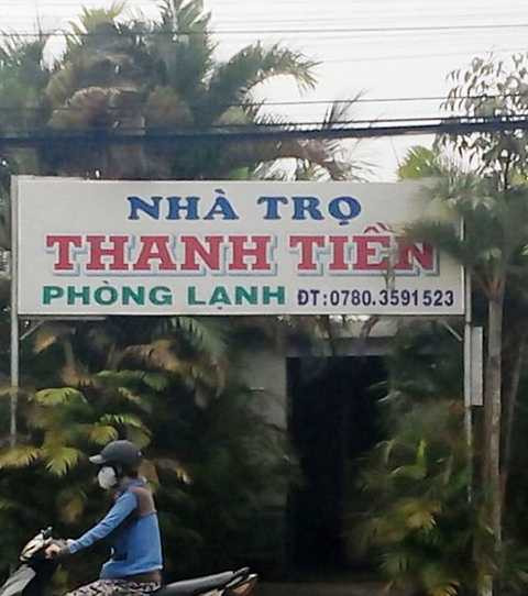Nhà trọ Thanh Tiền, nơi ông Luận thừa nhận 2 lần mua dâm em Q.