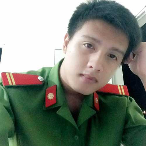 Nam công an điển trai