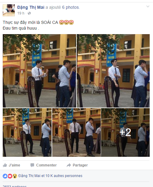 Xuất hiện nam sinh Hàn Quốc điển trai khiến bao người mê mẩn