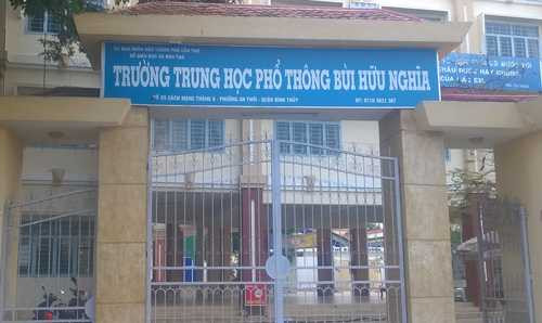 Trường học nam sinh lớp 10 gặp nạn. Ảnh: Cửu Long