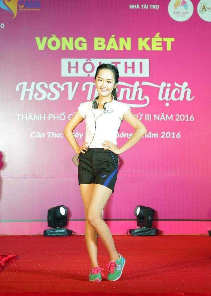 Mai Thị Hồng Hân đầy khỏe khoắn trong trang phục thể thao