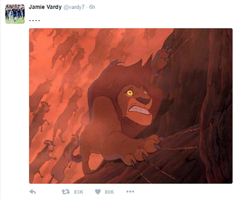 Vardy mỉa mai người đồng đội trên đội tuyển Anh Vardy mỉa mai người đồng đội trên đội tuyển Anh