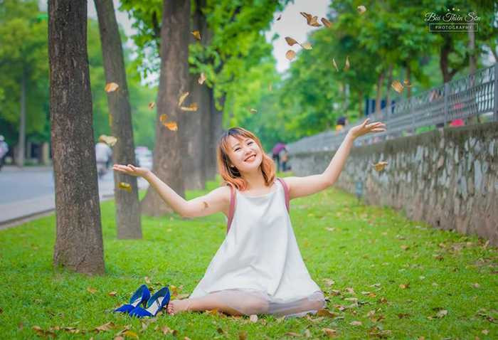 Ngất ngây trước nụ cười tỏa nắng của hot girl Bắc Giang