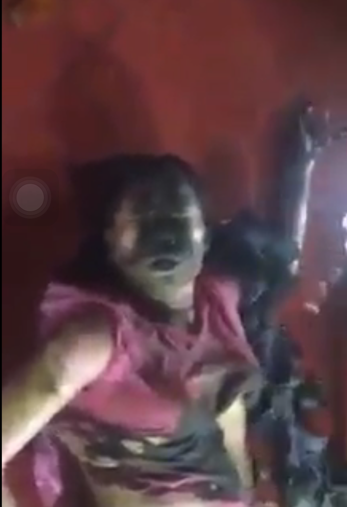 Chị Phan Thị L. bị chồng cũ bất ngờ đổ xăng châm lửa thiêu sống khi đang ngồi uống cafe.