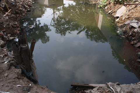 Con kênh ngập rác đã được nhóm người nước ngoài dọn sạch sẽ. Con kênh ngập rác đã được nhóm người nước ngoài dọn sạch sẽ.