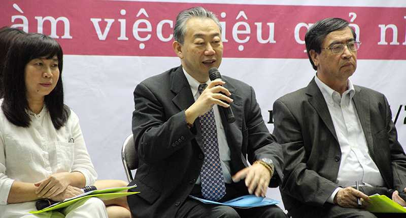 ông Toshiki Ando – Giám đốc Trung tâm giao lưu văn hóa Nhật Bản tại Việt Nam - Quỹ Giao lưu Quốc tế Nhật Bản