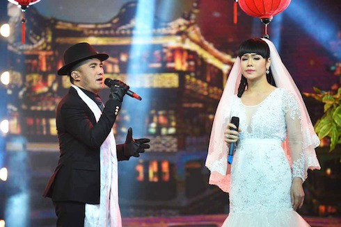 Nhật Kim Anh và Dương Ngọc Thái song ca Xa em kỷ niệm.