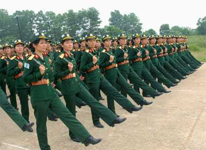 Quy định nghĩa vụ quân sự mới cho người nhập ngũ