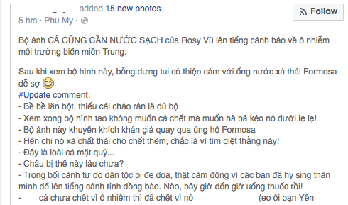 Bộ ảnh nhạy cảm bảo vệ môi trường của Rosy Vũ. 6