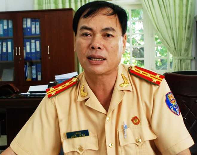 Đại tá Lê Ngọc - Trưởng phòng PC67, Công an TP Đà Nẵng. Ảnh: Đoàn Nguyên.