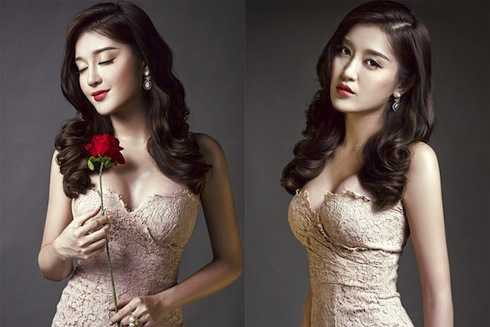 Vòng một căng tràn, nảy nở của Huyền My.