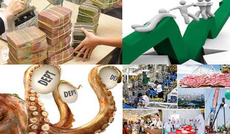 Nợ xấu là điễm nghẽn trong tái cơ cấu hệ thống ngân hàng. 