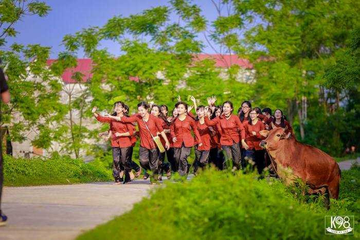 Bộ ảnh kỷ yếu “nông thôn” độc, lạ của học sinh Bắc Giang