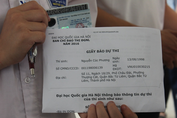 Kỳ thi đánh giá năng lực