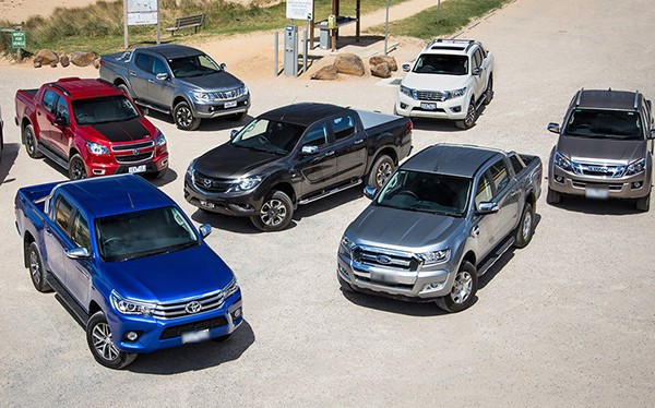 100% xe bán tải nhập khẩu hiện nay về Việt Nam từ Thái Lan, trong đó nổi bật như Ford Ranger, Mazda BT-50, Chevrolet Colorado, Toyota Hilux... (ảnh minh họa)