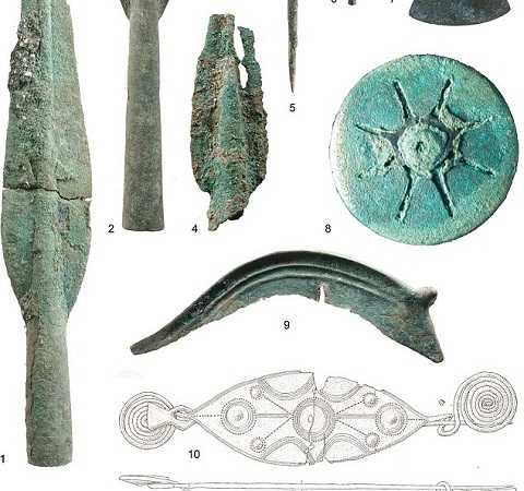 Những thứ được tìm thấy đều hé lộ về một cuộc chiến có quy mô ở dãy Alps cách đây 3.200 năm. Ảnh Dailymail