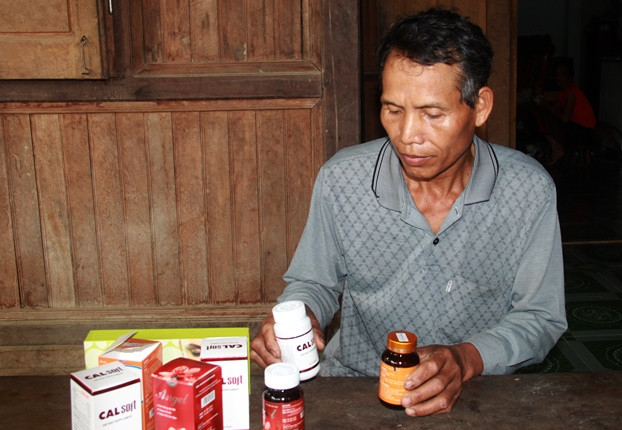 Ông Nghệ đầu tư tiền vào đa cấp, để rồi nhận được những hộp thực phẩm chức năng như thế này 