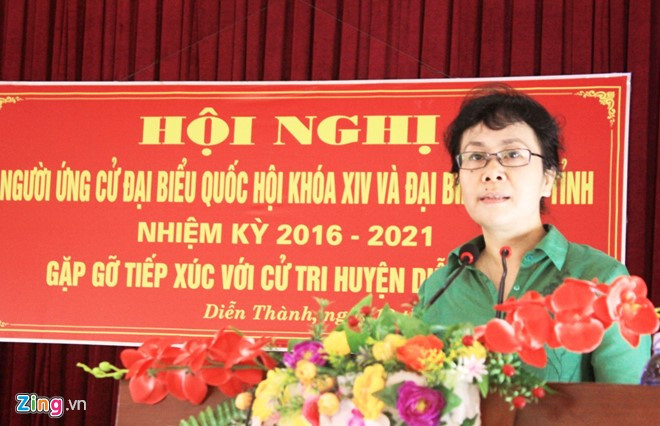Bà Nguyễn Thị Vân Chi. Ảnh: Phạm Hòa.
