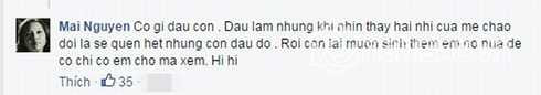 Mẹ Phương Vy cũng trả lời cho con gái đầy tình cảm yêu thương Mẹ Phương Vy cũng trả lời cho con gái đầy tình cảm yêu thương