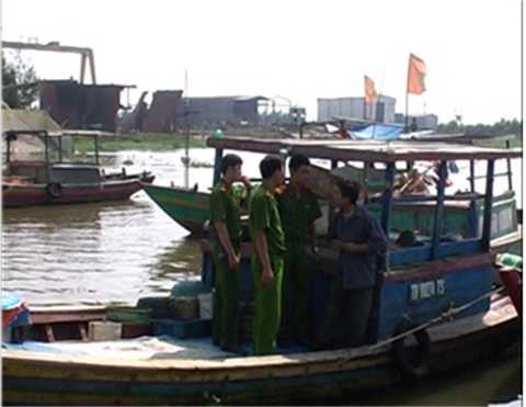 Công an tỉnh Thái Bình đã cử cán bộ về tìm hiểu, xác minh vụ việc và gặp gỡ bà con ngư dân đánh bắt thủy hải sản 