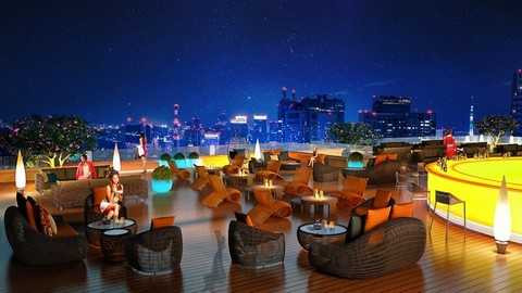 Sky bar tại tầng thượng tòa Summer 2 Sky bar tại tầng thượng tòa Summer 2