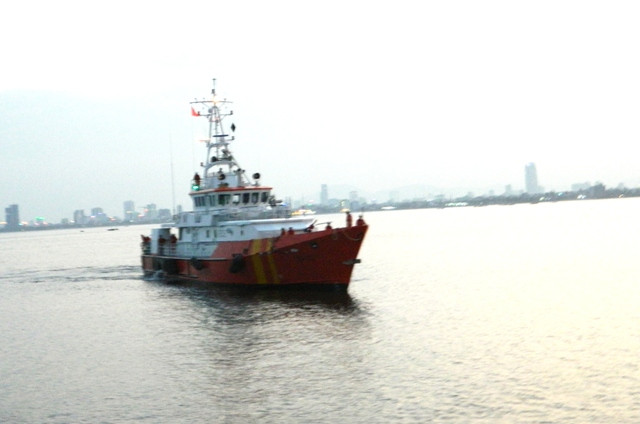 Hiện tàu SAR 412 đã lên đường làm nhiệm vụ cứu cứu nạn.