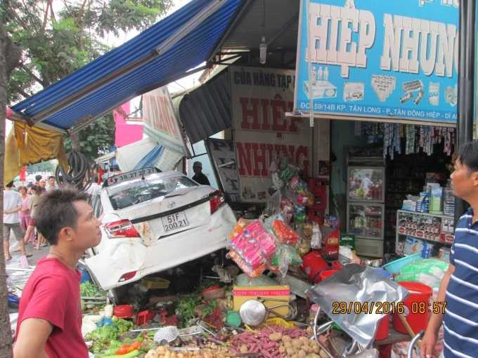 Hiện trường vụ tai nạn