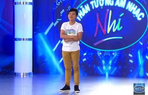 Mai Chí Công tại vòng thử giọng Vietnam Idol Kids. Ảnh: Youtube