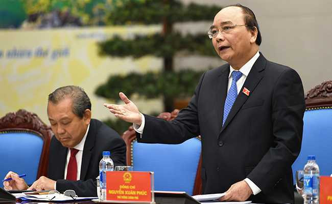 Thủ tướng Nguyễn Xuân Phúc điều hành phiên họp đầu tiên của Chính phủ