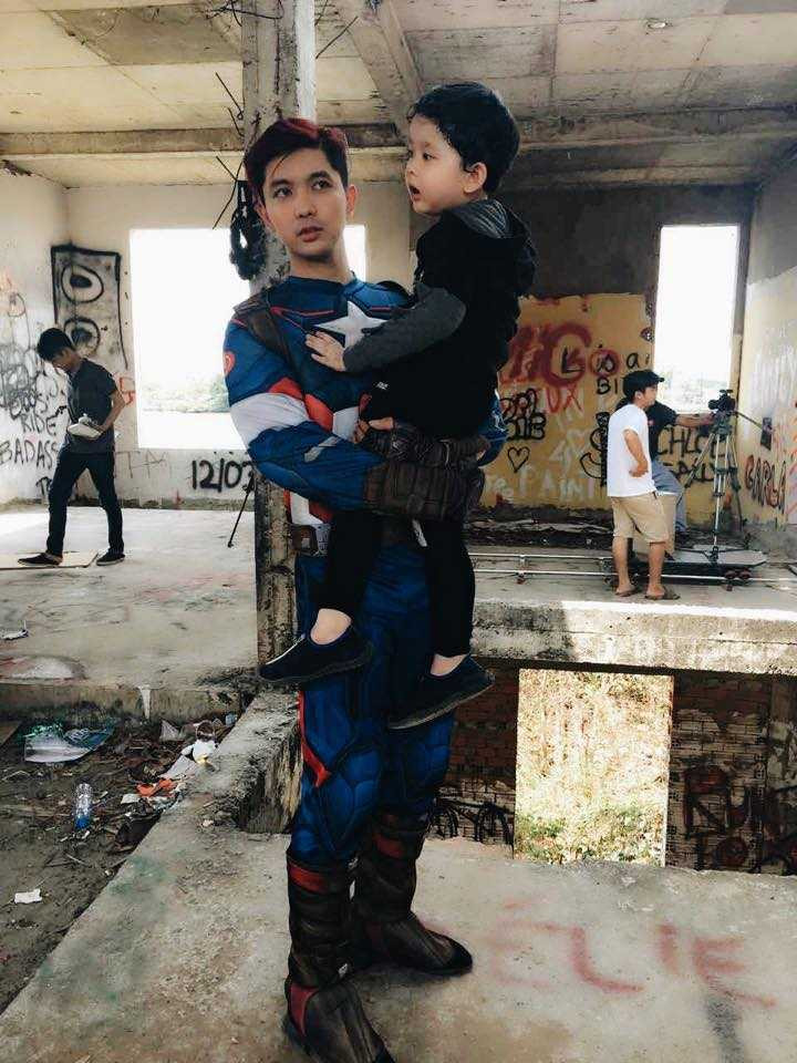 Tim hóa siêu anh hùng Captain America để giúp con trai thực hiện ước mơ